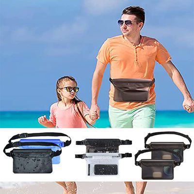 Screen Touchable Beach Swimming IPX8 Waterproof Waist Bag With Adjustable Belt