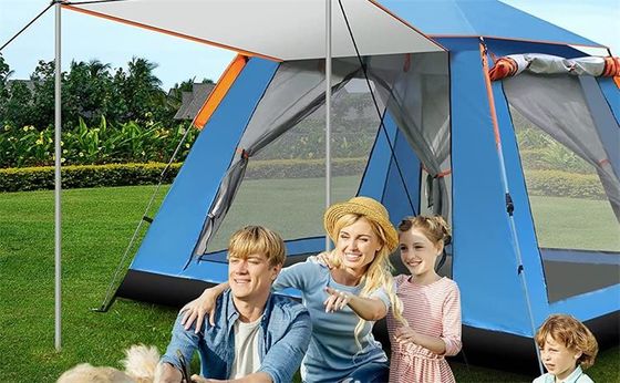 210T Lightweight Pop Up Beach Tent , Waterproof Family Camping Tents