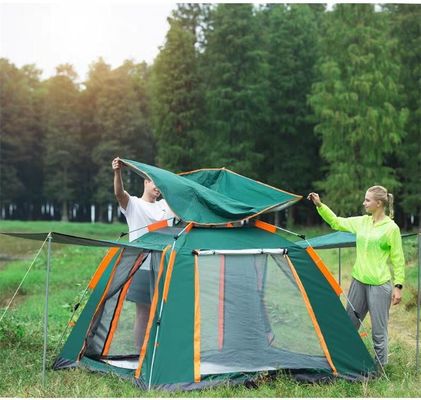 Waterproof Windproof Automatic Instant Tent Easy Set Up 3-4 Person For Glamping